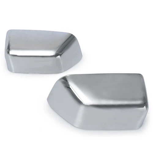 For 17 thru 25 Super Duty F250 F350 OEM Ford Chrome Mirror Cover Cap Set LH & RH