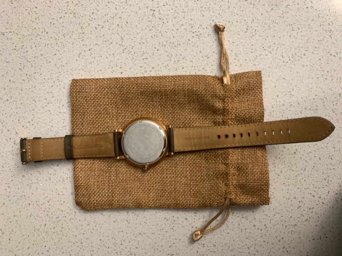 MK Oversized Irving Rose GoldTone & Leather Watch Michael Kors Oversized Irving Rose Gold-Tone and Leather  main image 3