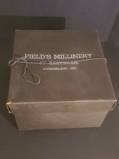Vintage Field's Millinery Hat Box Cumberland Maryland