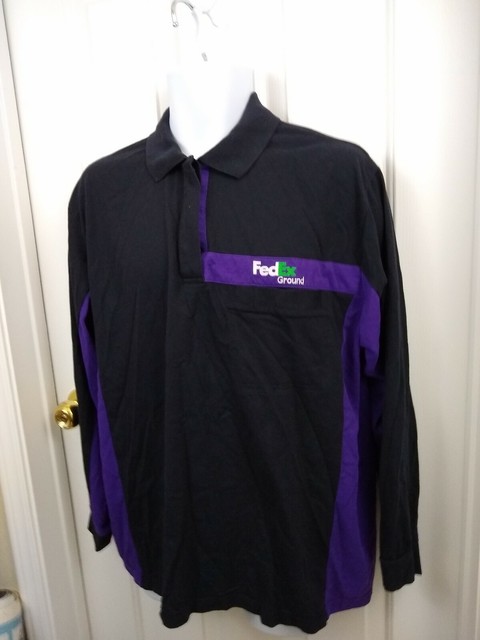 Fedex Ground Employee Uniform Fd5700 Size L Stan Herman 100