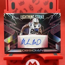 MARLON MACK 2020 OBSIDIAN LIGHTNING STRIKE AUTOGRAPH PRIZM AUTO 05/10