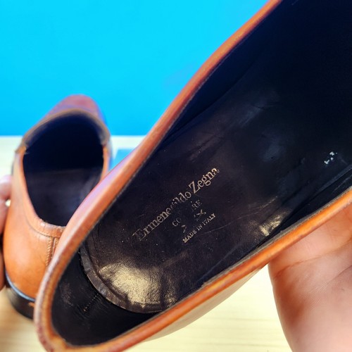 Ermenegildo Zegna Couture XXX Goodyear Penny Loafers Leather US Size 10.5EE - Picture 11 of 14