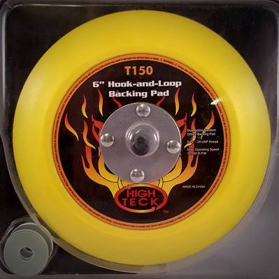 HIGH TECK T150 6-Inch Hook and Loop Backing Pad for 6'' DA Sander