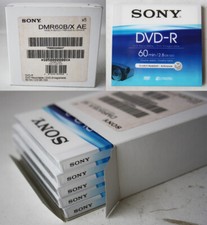 FULL BOX 5X SONY HANDYCAM 8cm DVD-R RECORDABLE DOUBLE SIDED 60min 2.8GB NEW 