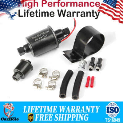 #ad Universal Micro Fuel Pump Electric Gas Diesel Inline Low Pressure 5 9PSI HEP 02A $23.99