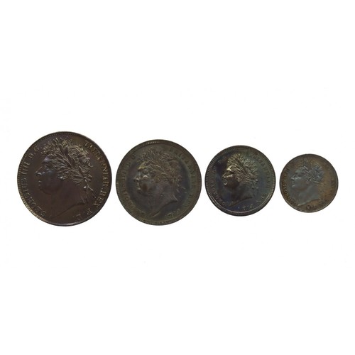 Juego de monedas de dinero 1823 Jorge IV Maundy C247 - Imagen 2 de 4