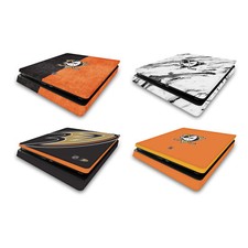 OFFICIAL NHL ANAHEIM DUCKS VINYL STICKER SKIN DECAL FOR SONY PS4 SLIM CONSOLE