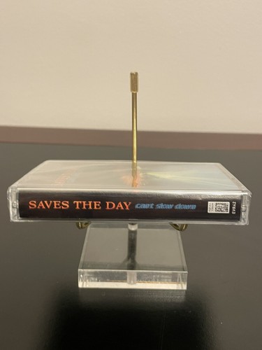 Saves The Day Can’t Slow Down Cassette 2023 Transparent Dark Green New Sealed - Picture 3 of 4