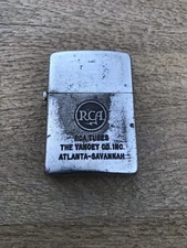 Vintage RARE 1950’s RCA Tubes The Yancy Co Inc Zippo Patent Pending Lighter
