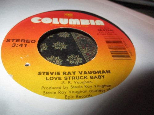 1987 STEVIE RAY VAUGHAN & DICK DALE Pipeline 7" Columbia 38-07340 Blues Rock VG - Picture 2 of 2