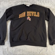 Champion Arizona State Sun Devils Sweatshirt Men's Size M Black Sports