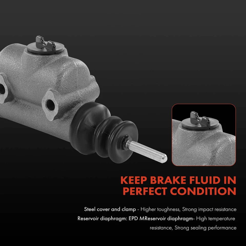 Cilindro maestro de freno con depósito para camioneta Chevy GMC FC280 FC300 FCS300 FF350 Foto 3 de 4