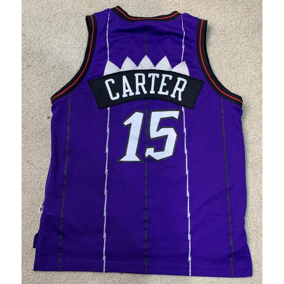 Adidas Vince Carter Toronto Raptors NBA Jersey 15 Dino Purple Youth