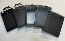 Five Vintage 4” x 5” sheet film holders - Graflex and Fidelity (Riteway)