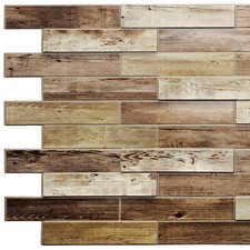 Brown Dutch Oak 3D Wall Panels, in Various Packs