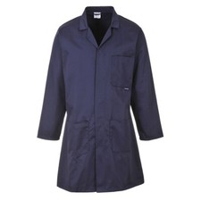 UNISEX DOCTORS COAT MEDICAL LAB LABORATORY HYGIENE FOOD INDUSTRY NURSING OVERALL