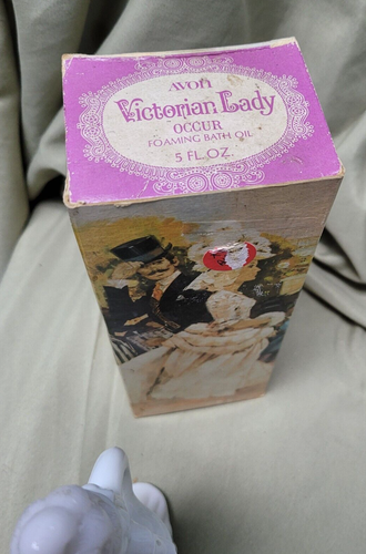 Vintage Avon Victorian Lady Sammelflasche mit Box - Bild 2 von 7
