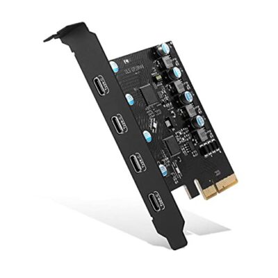 PCIe Gen3 x2 USB 3.2/3.1 Card ASM3142- PCI Express to 4-Port Type C HUB 