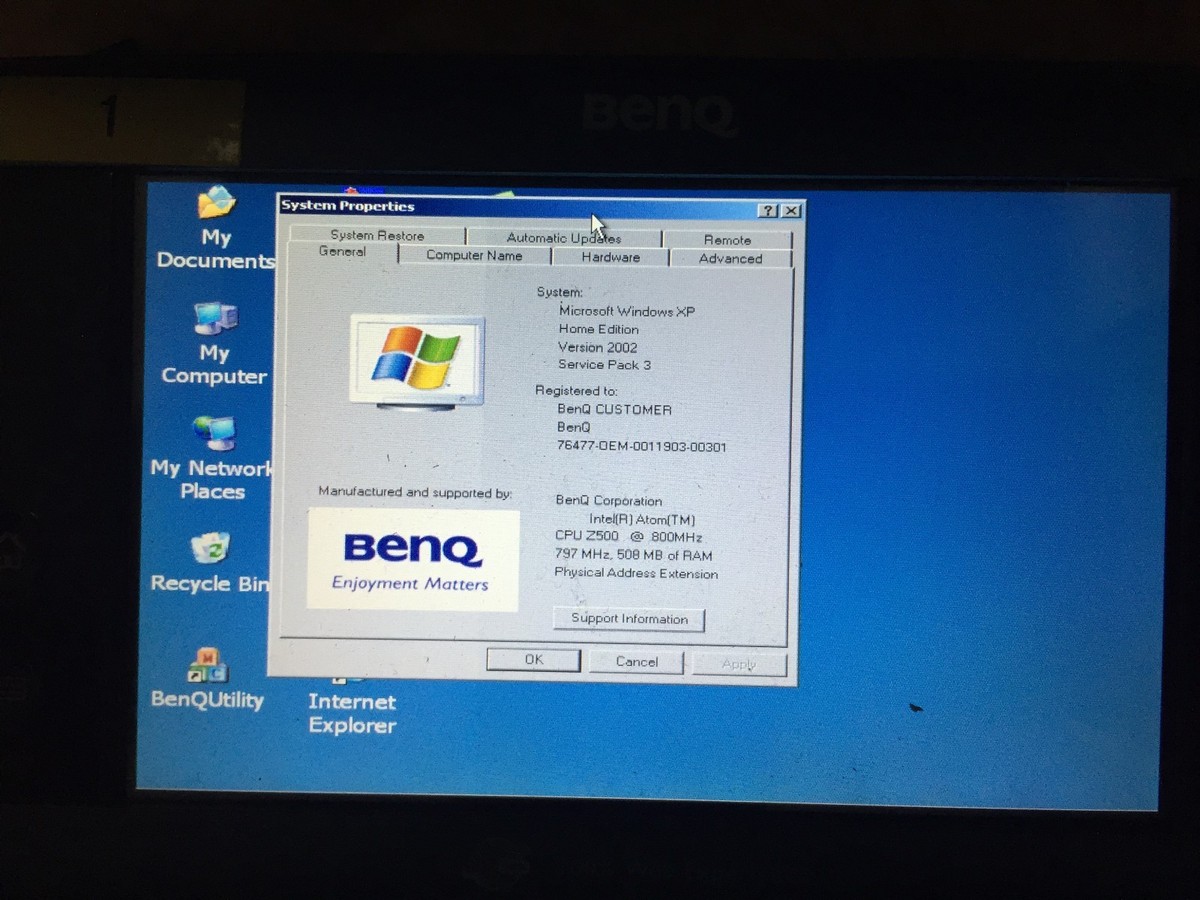 BenQ S6 Touchscreen Tablet PC, Windows XP and Wifi/3G, BenQ Tablet