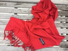 Men Women 100 CASHMERE Scarf Warm PLAIN solid Wool SCOTLAND Winter Scarves