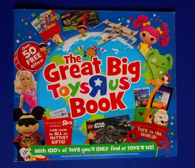 Toys r us christmas cheap book