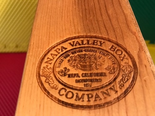 Napa Valley Box Company 64 Cassette Tape Wood Storage Wall Holder Free Shipping - Picture 4 of 12