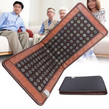Natural Jade Tourmaline Stone Far-infrared Therapy Mat Electric Heating Pad