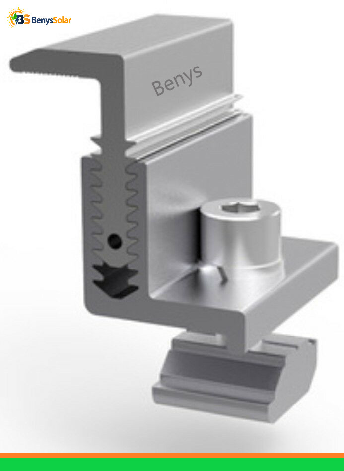 Solar Panel Mounting Brackets-Adjustable End Clamp 