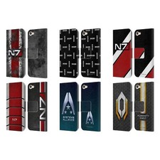 OFFICIAL EA BIOWARE MASS EFFECT GRAPHICS LEATHER BOOK CASE FOR APPLE iPOD TOUCH