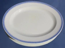 BLUE FUNNEL LINE 16" MEAT PLATE ORIGINAL STEAMSHIP CHINA