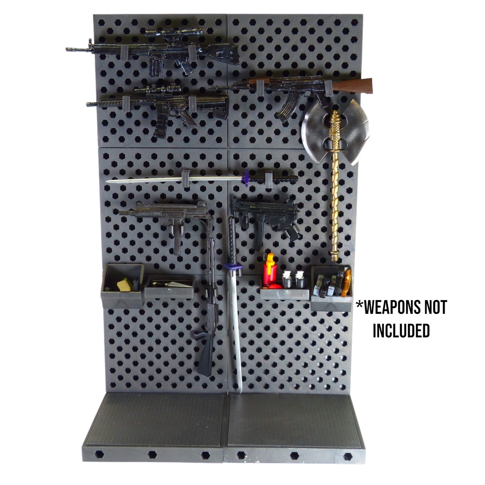 Super Action Stuff Ultimate Weapons Rack Action Figure Acces