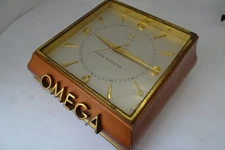 Rare Omega Hora Exacta Desk Shaped Table Clock Chronometer Ref 5008 Vintage
