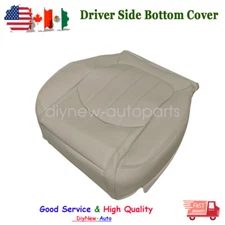 Left Driver Bottom Leather Seat Cover Tan Fits For 2008-2012 Buick Enclave