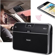 Car Kit Clip Hands free Multipoint Wireless Bluetooth 4.0 Speakerphone Speaker