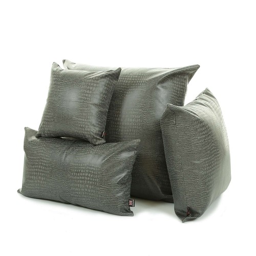 New Animal Alligator Skin Pattern Soft Suede Leatherette Cushion Cover & Filling - Picture 5 of 17