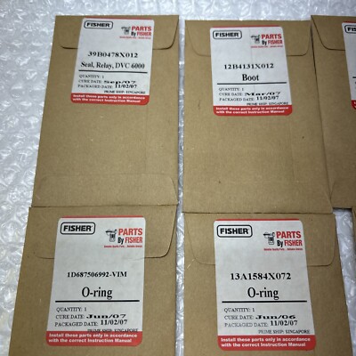 Fisher Emerson 19B5402X012 Kit Elastomer Dvc6000 for sale online