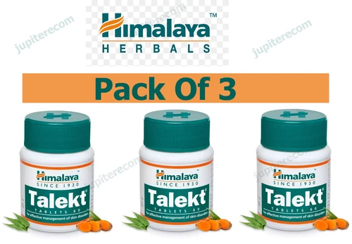Himalaya Talekt 3X 60 = 180 Compresse Supporto Salute Pelle Scad. 02/2027 - Foto 1 di 5
