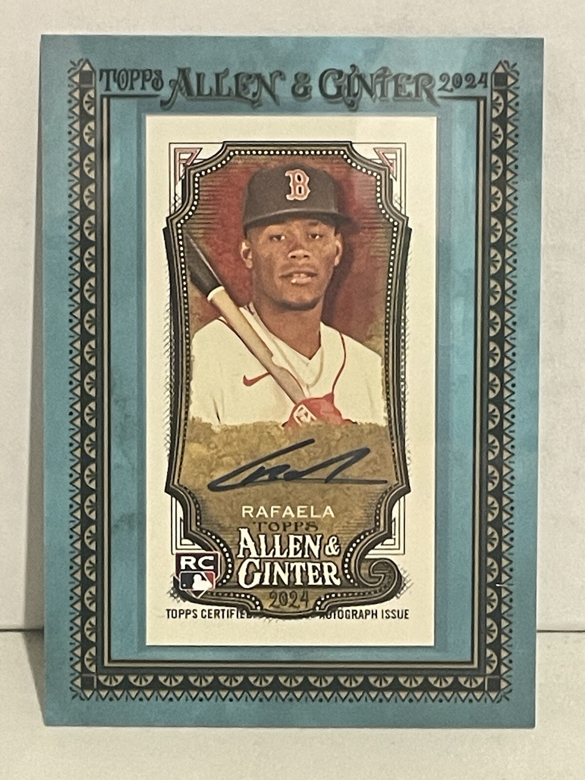 CEDDANNE RAFAELA 2024 Topps Allen & Ginter Blue Mini Framed Autograph Auto /50