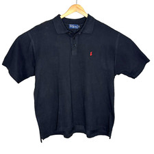 POLO RALPH LAUREN 4XL Mens BLACK Red Pony 4XB BIG & TALL XXXXL Vintage USA Made