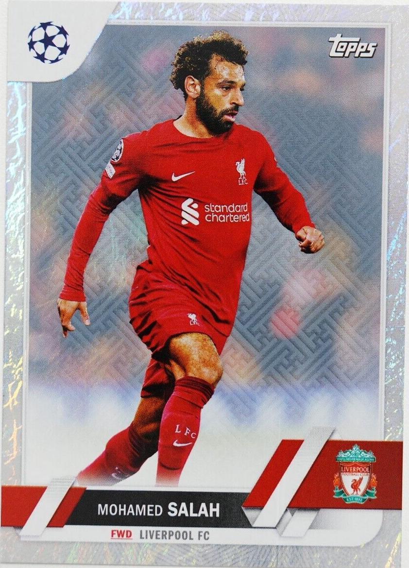 世界199枚限定！22-23 Topps SALAH サラー パラレルカード 2022-23 Topps UEFA Club Competitions Mohamed Salah #71 for