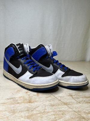 靴 Nike dunk hi premium 2007 Nike Dunk Hi Premium Ostrich Brown Blue Sneakers Mens Sz 12