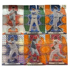 2022 Panini Mosaic Baseball Prizm Parallel You Pick Orange Silver Green RC