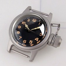 36mm Sandblast Watch Case 29mm Dial fit NH35A NH36A NH34 SKX Dome Sapphire Glass