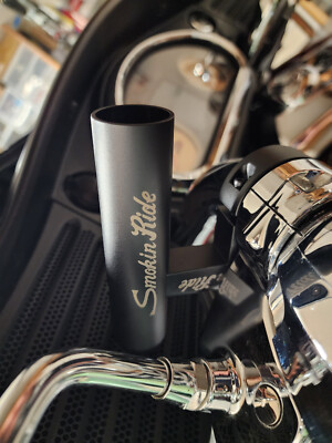 Motorcycle Cigar Holders Chrome, Anodized Matte Black and Anodized Matte  Silver