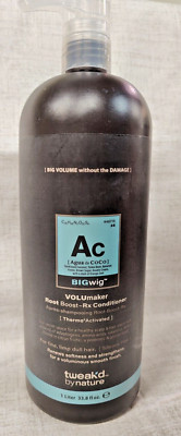 Tweak'd Nature BigWig Volumaker Root Boost Agua de CoCo Conditioner 33.8 PUMP IN