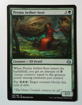 Peema Aether-Seer *PLAYSET* Magic MtG x4 Aether Revolt