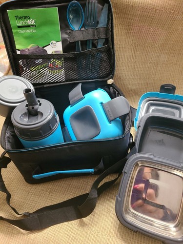 Lunch Box Bag Set for Adults and Kids ~ Pinnacle Insulated Leakproof Thermal ... - 第 6/7 張圖片