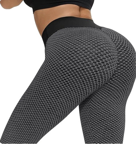CLS Sportswear Womens Leggings Gray White XL 26x26 Geometric Made