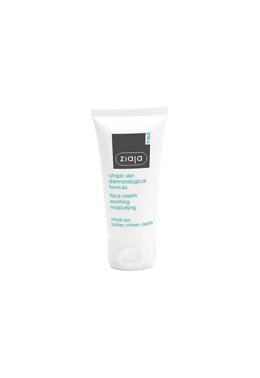 Ziaja Med Atopic Skin Face Cream Soothing Moisturising 50ml OFFICIAL UK