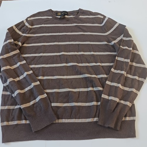 Oleg Cassini Striped Sweater size large 